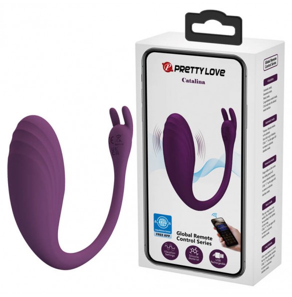 Pretty Love - Catalina Invisible Wearable Vibrators (Smart APP Model - Chargeable) Pretty Love - Catalina Invisible Wearable Vibrators (Smart APP Model - Chargeable)